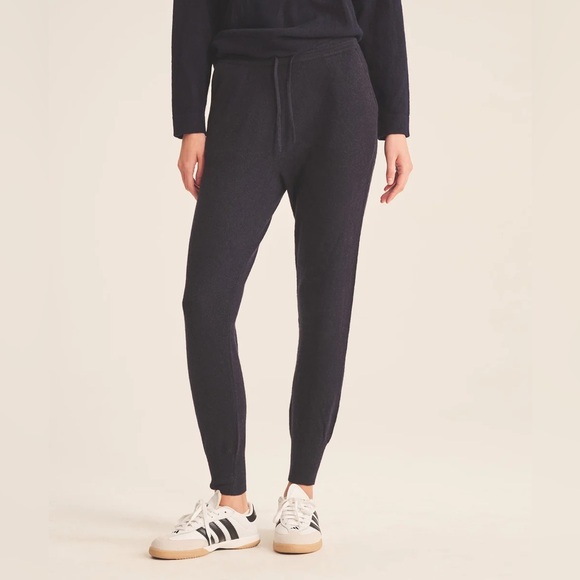 NAADAM Pants - NAADAM Signature Cashmere Joggers Navy M